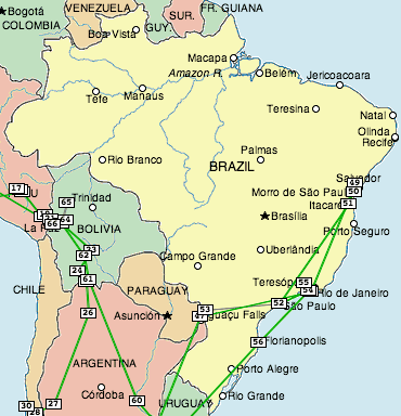 Brazil map