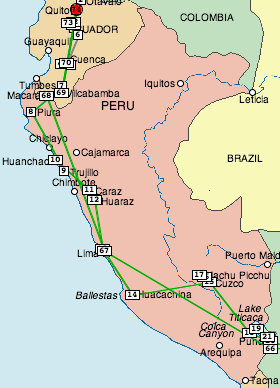 Peru map