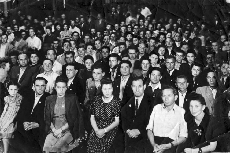 Photograph of the Audience at the Meeting in 1946