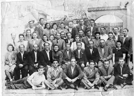 A Large Group Photograph of Survivors in 1946